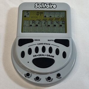 Big Mega Screen Solitaire 77803 Classic Electronic Handheld Game Works